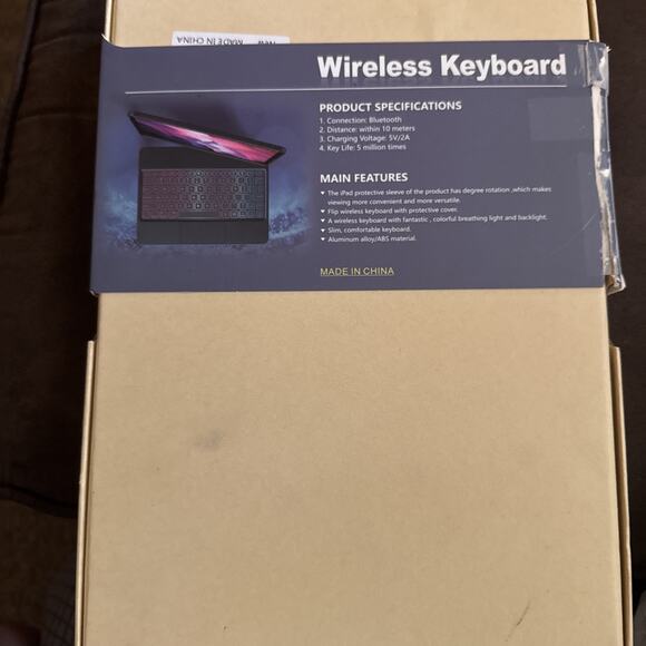 Fuwang Wireless Keyboard Case For iPad Pro 11 Or Air 4 Air 5 Model CM-01 Blue - Picture 2 of 3